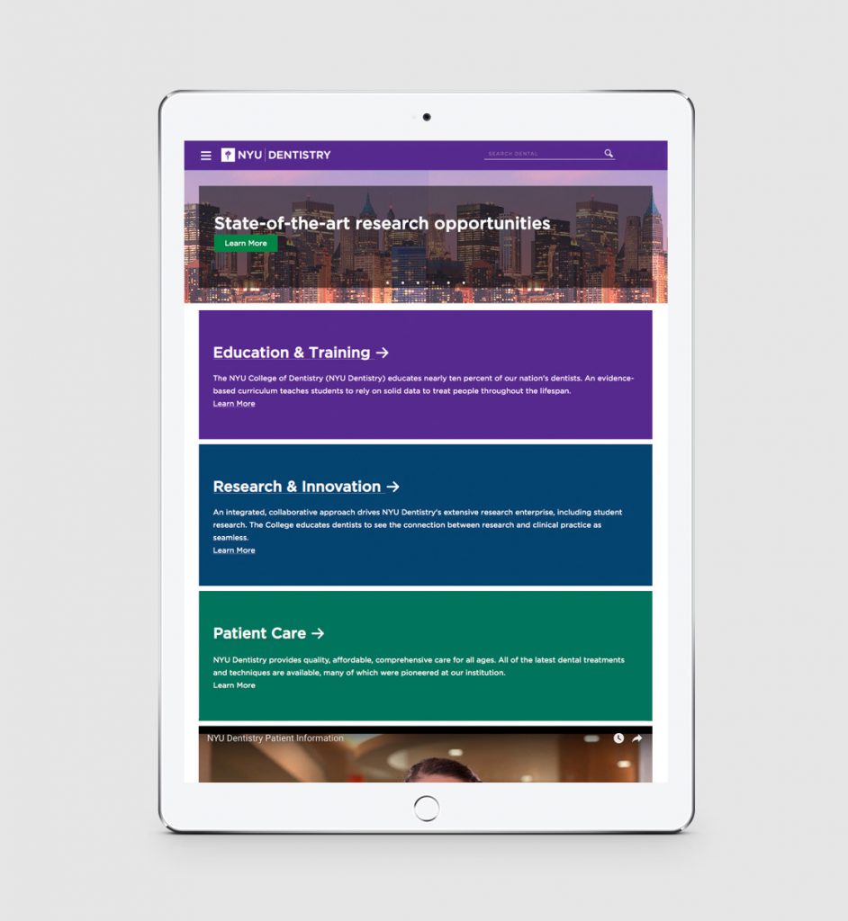 Portrait Tablet Homepage